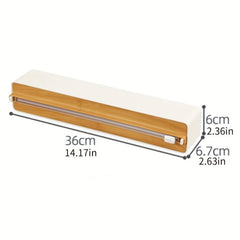 1pc Tear Kitchen Food Preservative Film Cutter Magnetic Refrigerator Safe