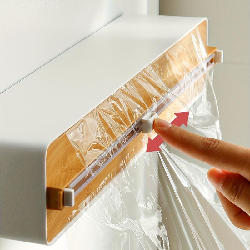 1pc Tear Kitchen Food Preservative Film Cutter Magnetic Refrigerator Safe