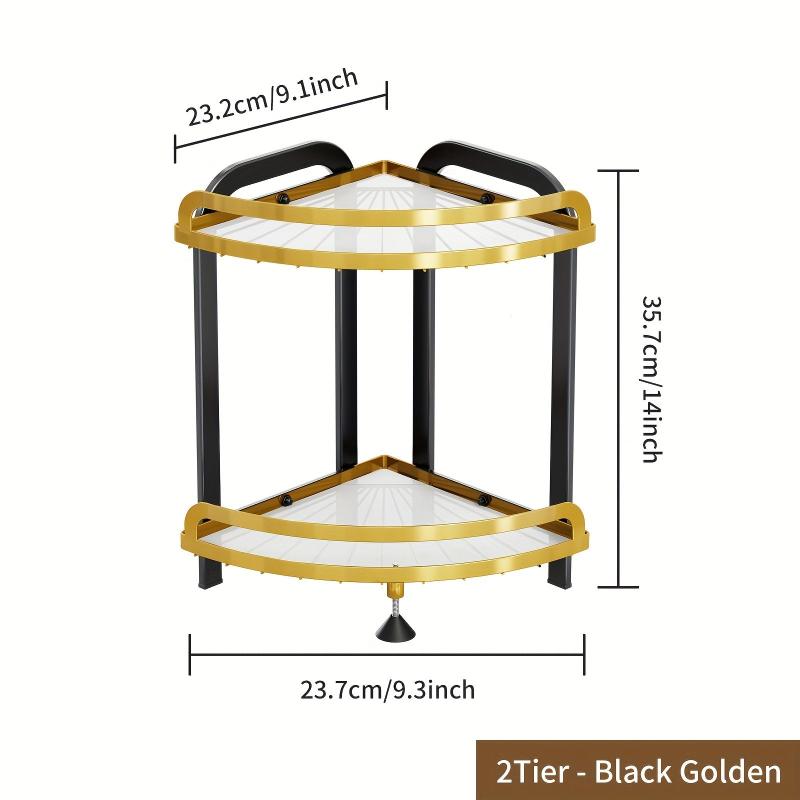 2-Tier Spice Rack Organizer Seasoning Condiment Storage for Countertop