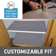 Waterproof Felt Shelf Liner Under Sink Mat Slip Non Adhesive Water Absorbent Mat