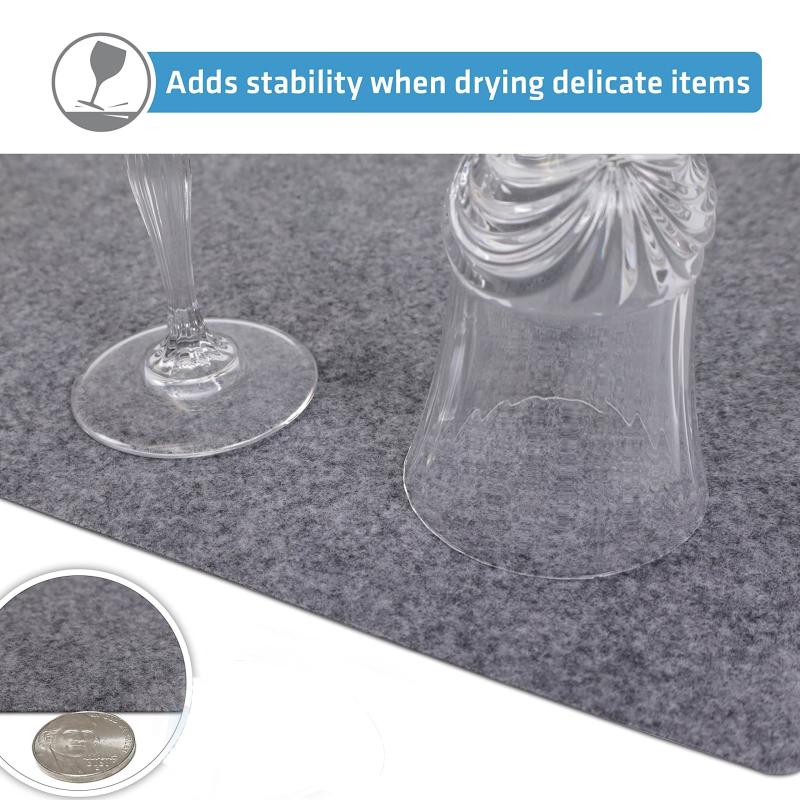 Waterproof Felt Shelf Liner Under Sink Mat Slip Non Adhesive Water Absorbent Mat