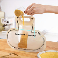1pc Sealed Storage Bags With Nozzle For Grains Storage Household