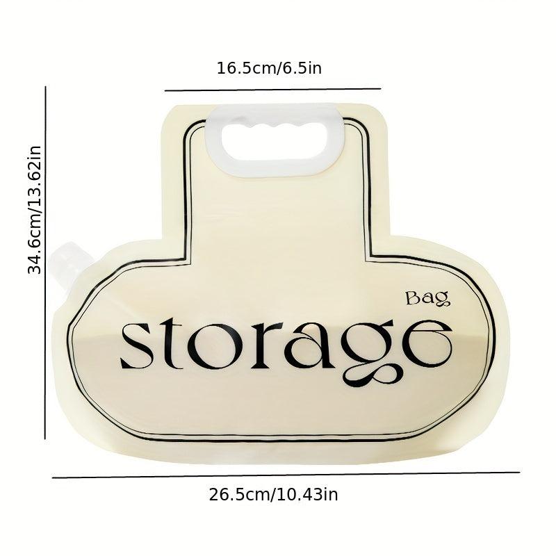 1pc Sealed Storage Bags With Nozzle For Grains Storage Household