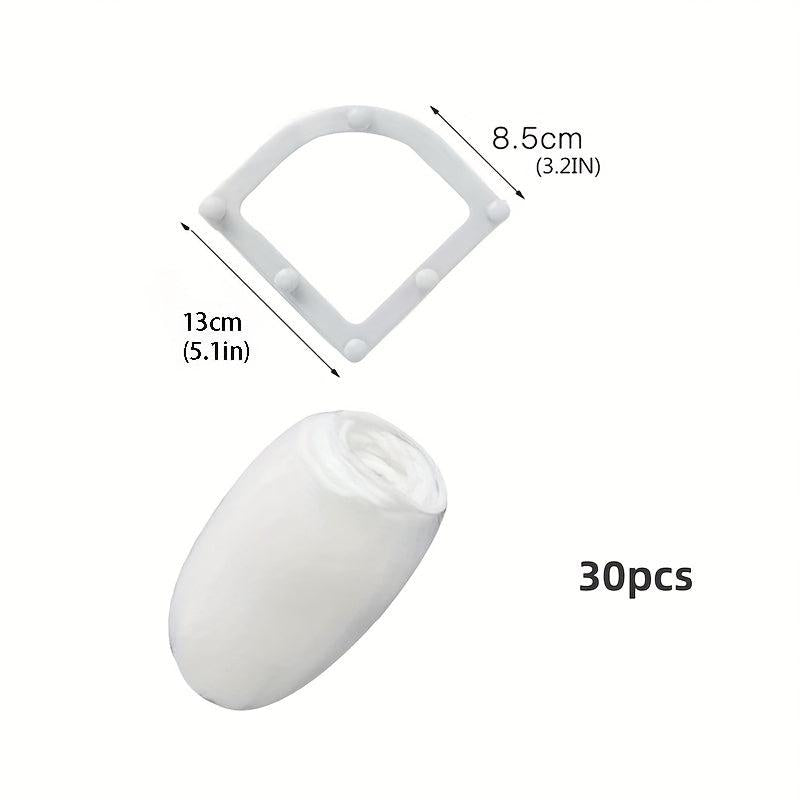 30 Mesh Bags Sink Filter Hanging Drain Rack Basket Strainer Kitchen Trash Storag