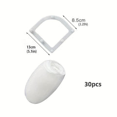 30 Mesh Bags Sink Filter Hanging Drain Rack Basket Strainer Kitchen Trash Storag