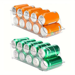 2pcs Fridge Organizer Bins Can Sorting Artifact