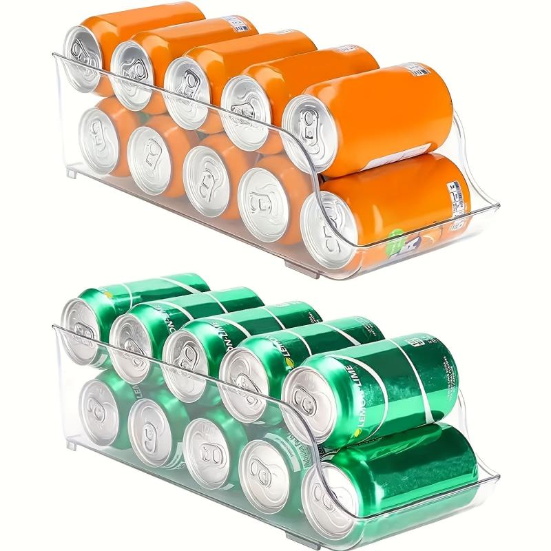 2pcs Fridge Organizer Bins Can Sorting Artifact