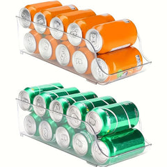 2pcs Fridge Organizer Bins Can Sorting Artifact