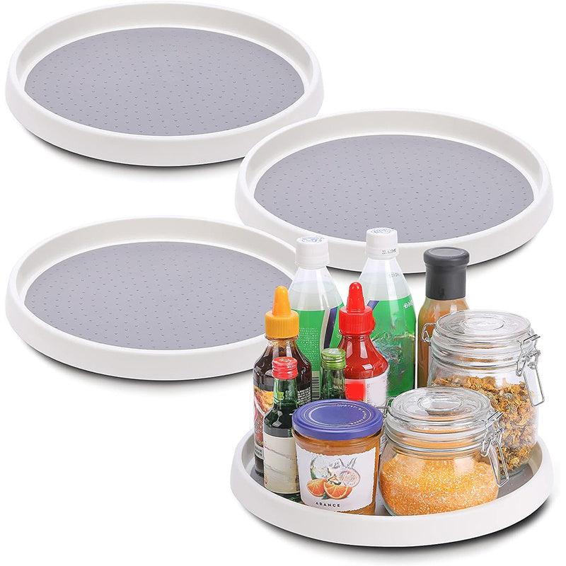 Rotatable Turntable Kitchen Storage Tray for Condiment Salt Sauce Vinegar