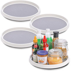 Rotatable Turntable Kitchen Storage Tray for Condiment Salt Sauce Vinegar