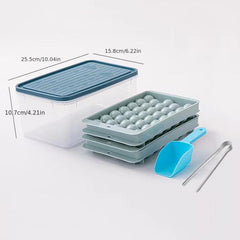 Round Ice Cube Trays with Tong & Shovel - Chilling Cocktails