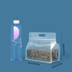 10pcs Silicone Leakproof Food Storage Bag For Kitchen Organizer