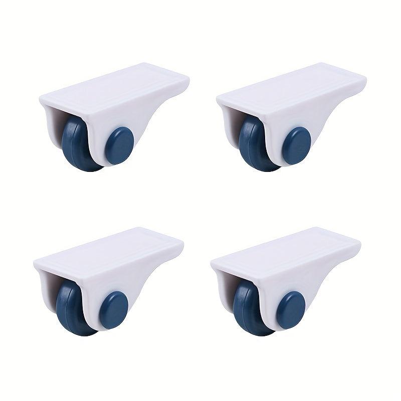 4pcs Storage Box Roller Wheels Sticky Wheels Household Furniture Casters