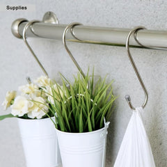 10pcs Heavy Duty S Hooks Hanging Hangers for Kitchen Bathroom Office