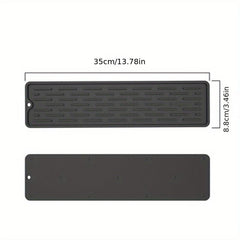 Waterproof Silicone Faucet Mat for Kitchen and Bathroom