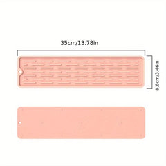 Waterproof Silicone Faucet Mat for Kitchen and Bathroom