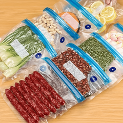 10pcs Reusable Leak Proof Storage Zipper Bag for Fresh Keeping