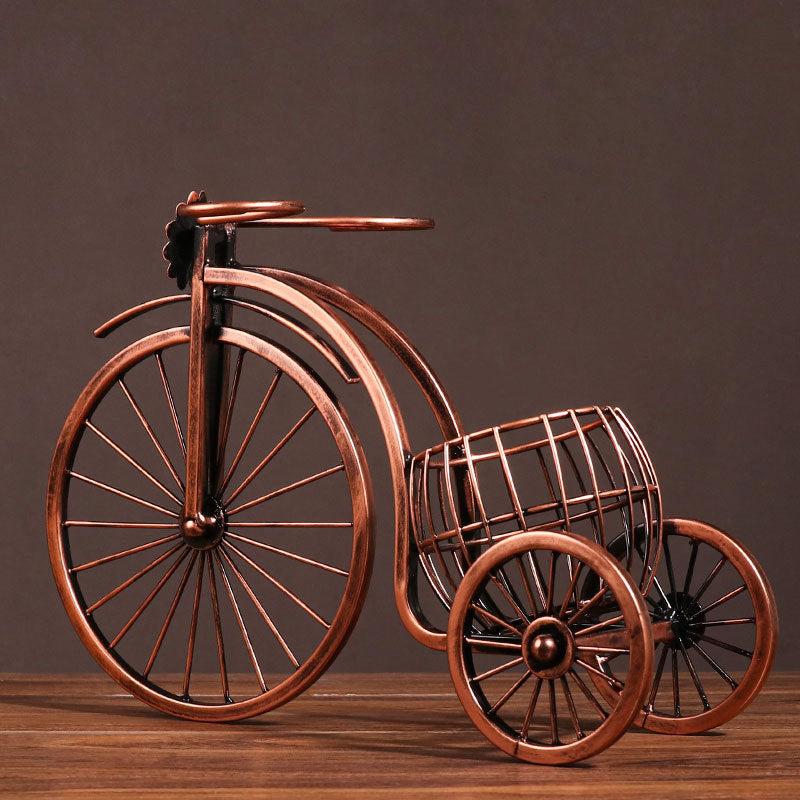 Vintage European Style Carriage Wine Rack & Glass Storage Organizer
