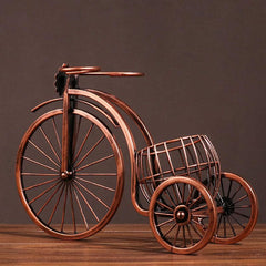 Vintage European Style Carriage Wine Rack & Glass Storage Organizer