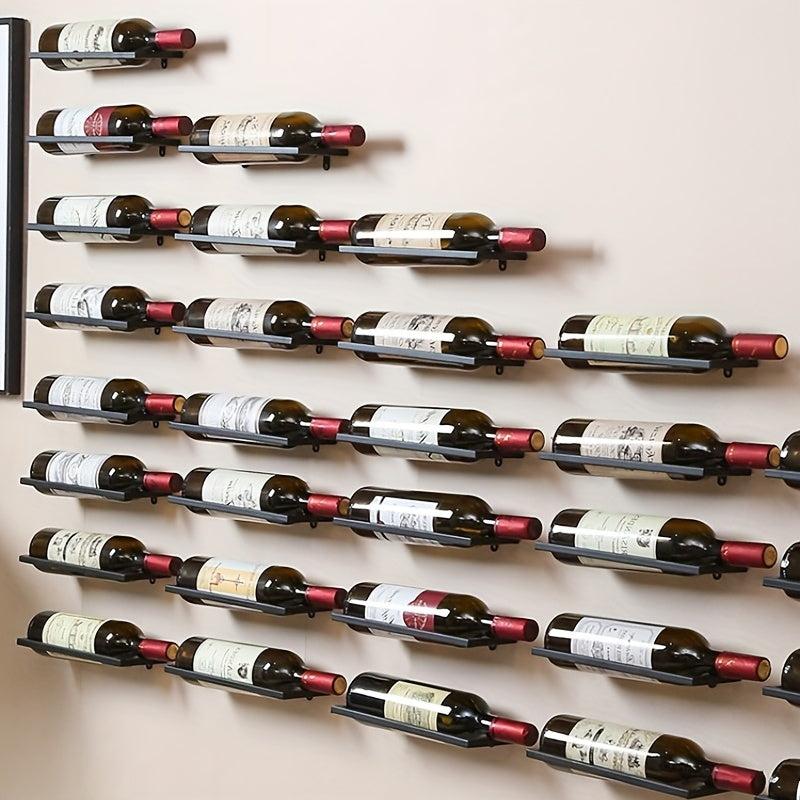 Red Wine Display Rack Lighted Bottle Holder Home Hotel Decoration