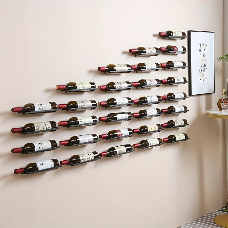Red Wine Display Rack Lighted Bottle Holder Home Hotel Decoration