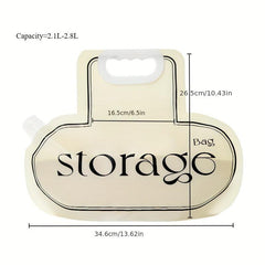 Large Coarse Cereals Storage Bag Self-supporting Nozzle Leak-proof Freezer Bag
