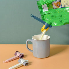 Bag Clips for Food with Spout, Sealing Clips with Pour Spouts, Chip Bag Clips