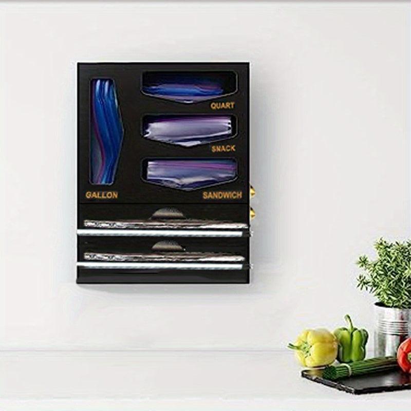 2 In 1 Ziplock Bag Storage Organizer