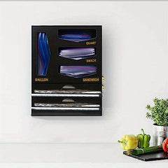 2 In 1 Ziplock Bag Storage Organizer