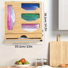 2 In 1 Ziplock Bag Storage Organizer