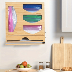 2 In 1 Ziplock Bag Storage Organizer