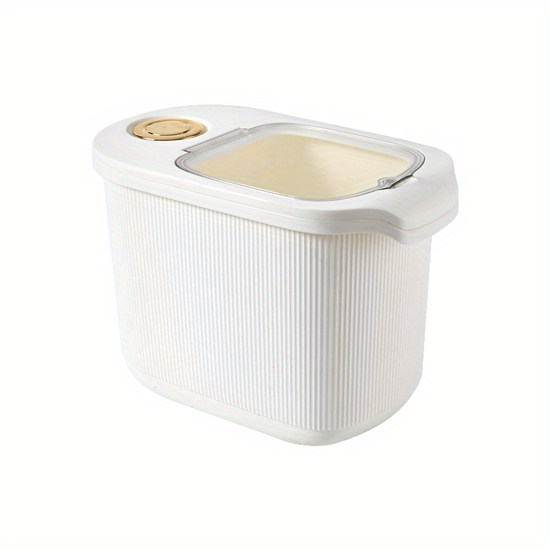 Large Capacity Rice Bucket with Measuring Cup, Sealed Storage Container