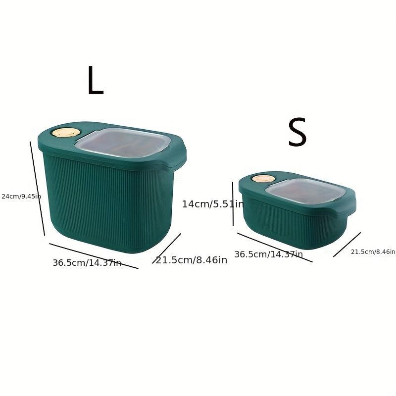 Large Capacity Rice Bucket 10KG Sealed Storage Container