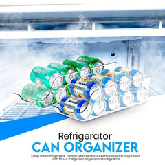 Double Layer Soda Can Dispenser Beverage Rack, 4-Pack