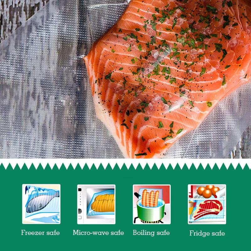 Food Vacuum Bags for Sealer Machine Extend Shelf Life Home Kitchen Supplies