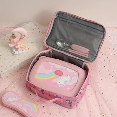 Cartoon Bento Bag Ice Pack Waterproof Lunch Box Outdoor Picnic Insulated Bag