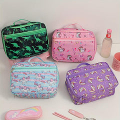Cartoon Bento Bag Ice Pack Waterproof Lunch Box Outdoor Picnic Insulated Bag