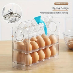 3-Layer Egg Storage Container Clear Plastic Tray