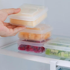 Cheese Slice Storage Box Onion Ginger Garlic Fruit Preservation with Flip Cover