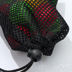 Nylon Mesh Drawstring Storage Pouch Bag for Home Travel and Outdoor Activities