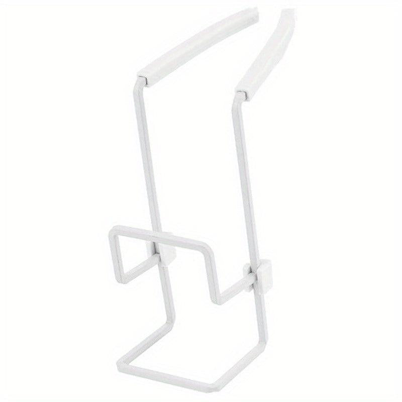Single Sided Sponge Holder 2 Slot Dishcloth Rack Kitchen Sink Accessory