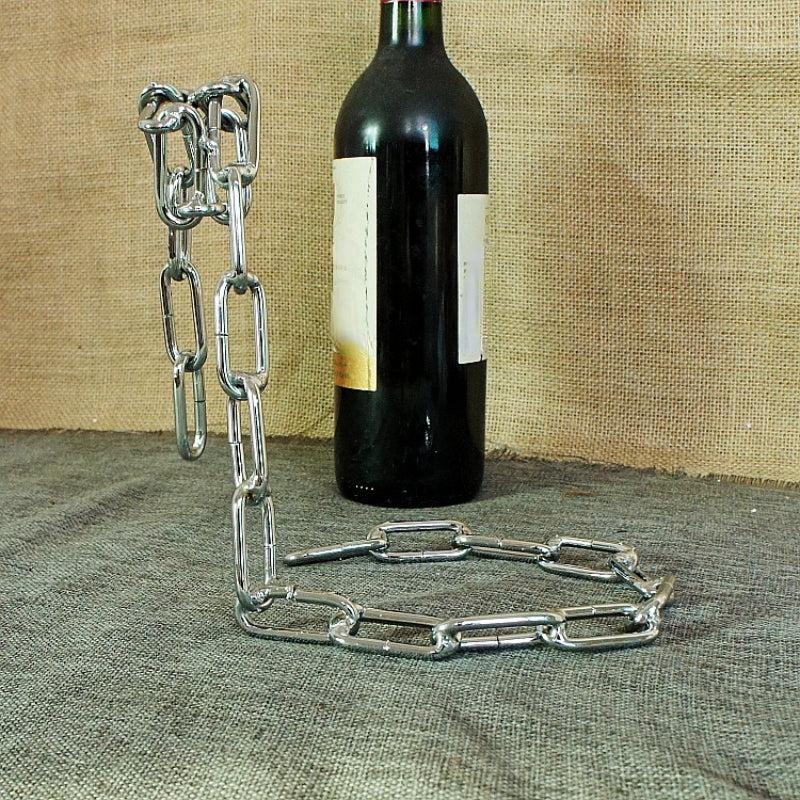 Magical Suspension Iron Chain Wine Racks Display Stand Holder
