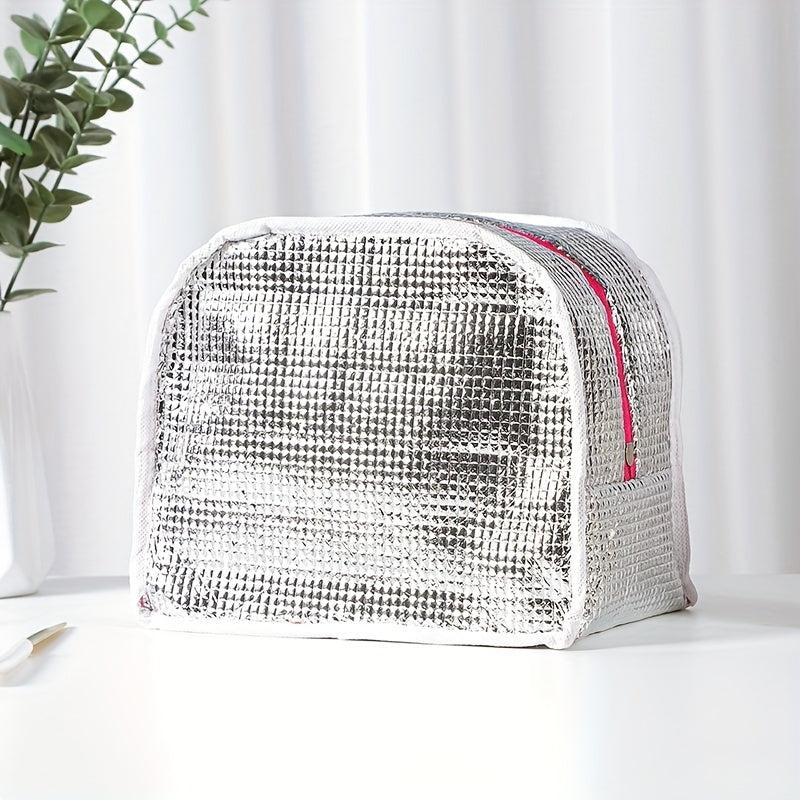 Cartoon Frog Insulated Lunch Bag Reusable Aluminum Foil Bento Bag Leakproof