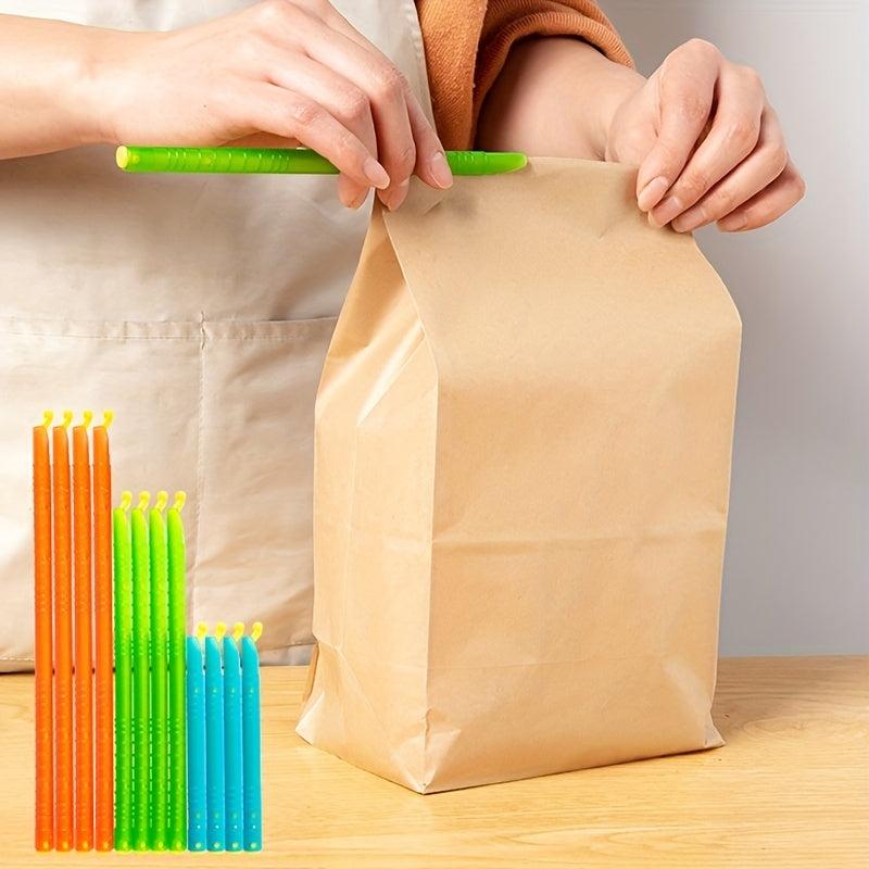 18pcs Sealing Sticks Reusable Bag Clips Airtight Seal Kitchen Accessory