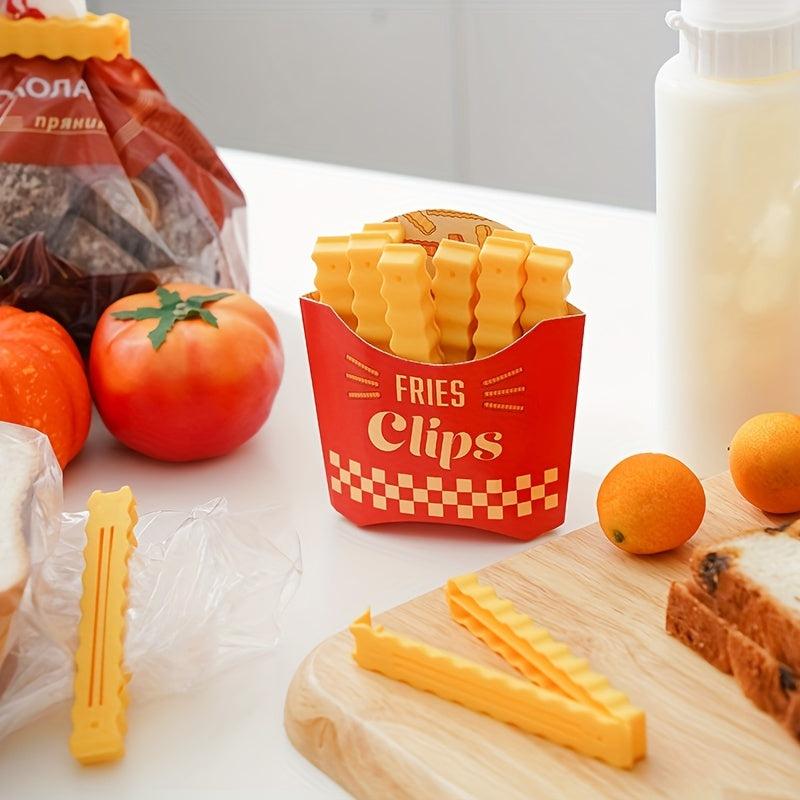 12pcs French Fries Sealing Clip Moisture-proof Household Sealing Strip