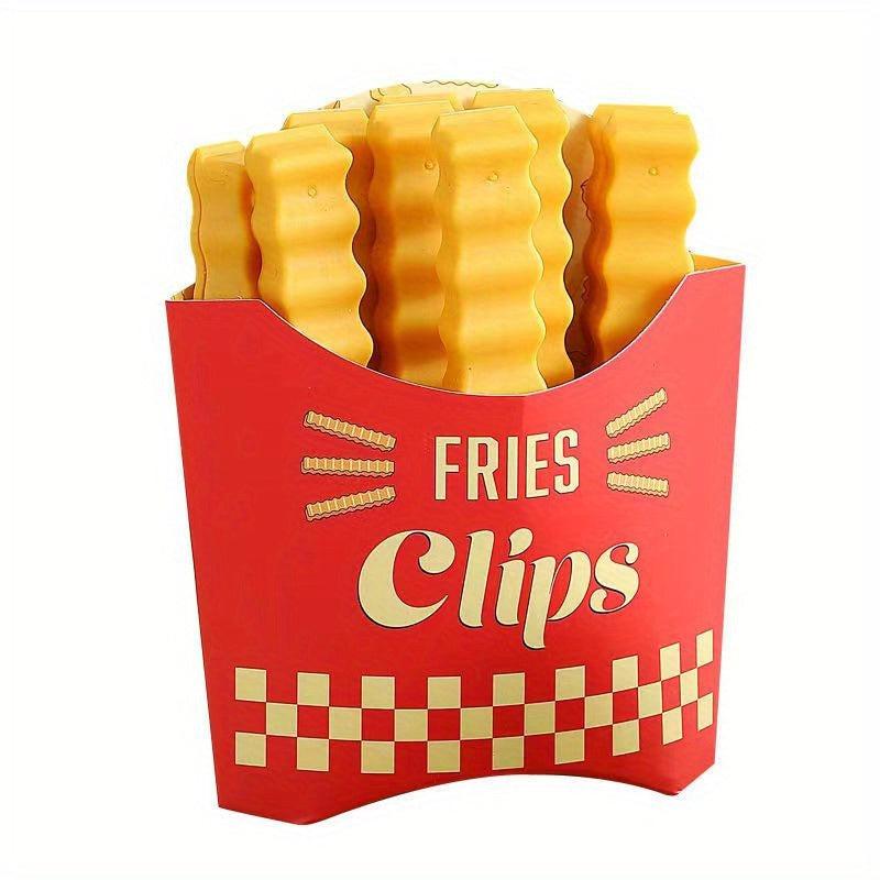 12pcs French Fries Sealing Clip Moisture-proof Household Sealing Strip