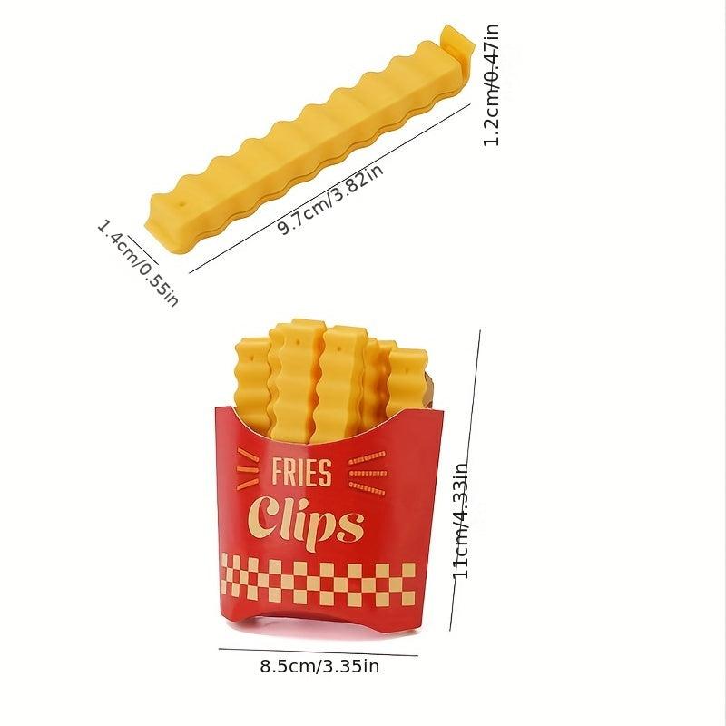 12pcs French Fries Sealing Clip Moisture-proof Household Sealing Strip