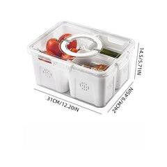 Refrigerator Storage And Draining Box Food Preservation