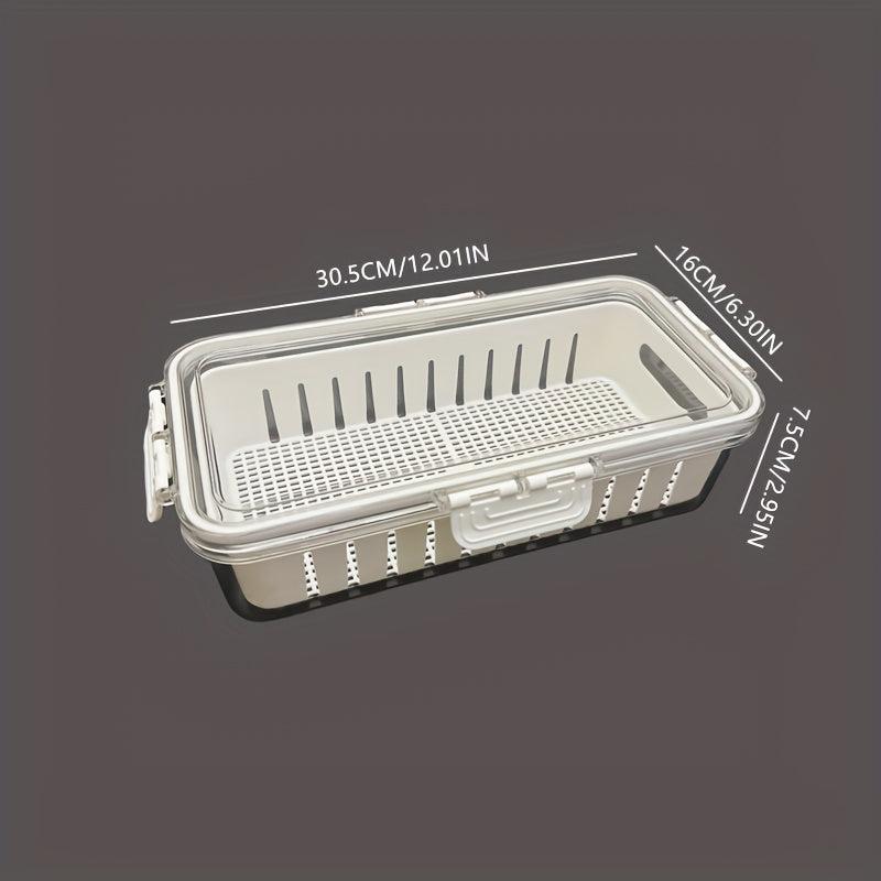 Refrigerator Storage And Draining Box Food Preservation