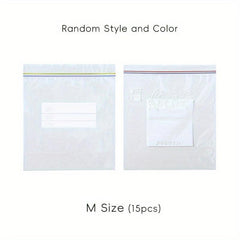 Leakproof Clear Zipper Bags for Food Storage and Fresh Keeping